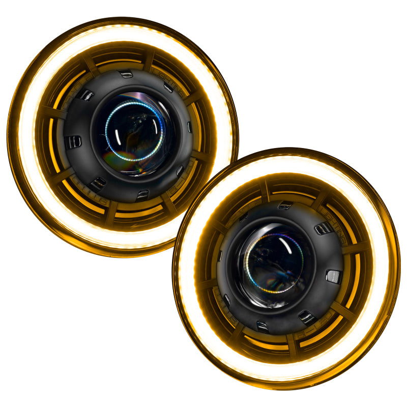 ORACLE Lighting 0718 Jeep Wrangler JK Oculus 7in Switchback BiLED Projector Headlights SEE WARRANTY - 5876-023