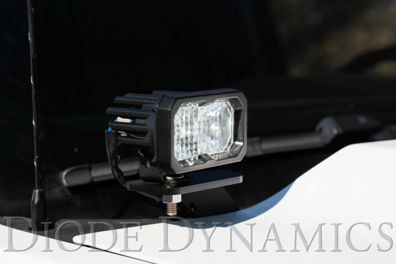 Diode Dynamics 14-19 Silverado/Sierra SS3 LED Ditch Light Kit Sport - White Combo - DD6655