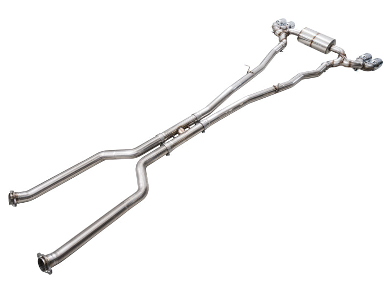 AWE BMW G90/G99 M5 Touring Edition Catback Exhaust - Chrome Silver Tips - 3015-42790