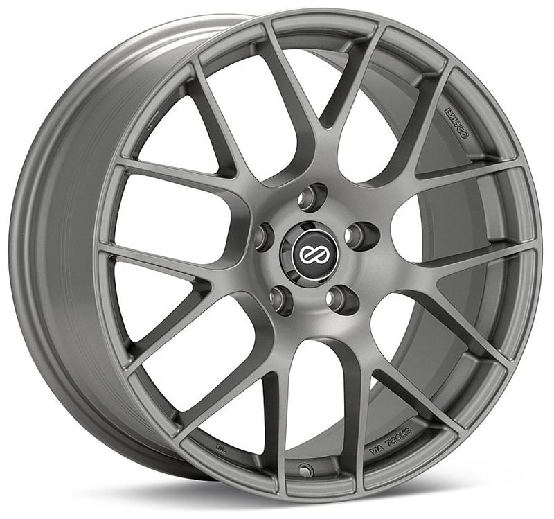 Enkei Raijin 19x9.5 35mm Offset 5x112 Bolt Pattern 72.6 Bore Dia Hyper Silver Wheel - 467-995-4435HS