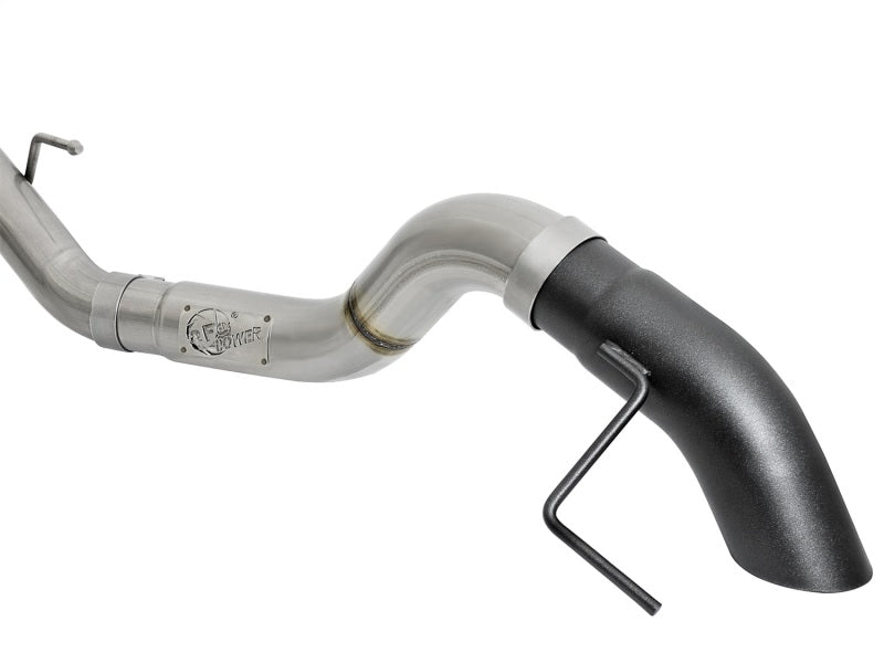 aFe MACH Force-Xp Cat-Back Exhaust w/Dual Hi-Tuck Tips Black 17-18 Ford F-150 Raptor V6-3.5L (tt) - 49-33095-B