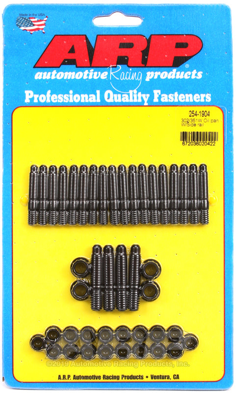 ARP Ford 302-351W 12pt Oil Pan w/ Side Rail Bolt Kit - 254-1904