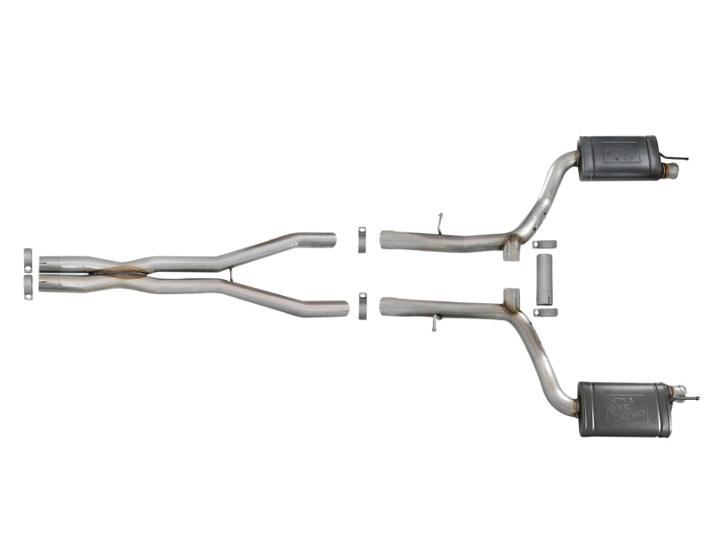 aFe MACH Force-Xp 304 SS Cat-Back Exhaust 15-16 Dodge Challenger V8-5.7L - 49-32060