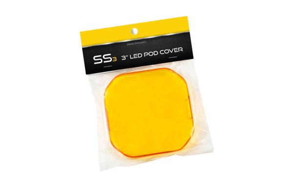 Diode Dynamics SS3 LED Pod Cover Standard - Yellow - DD6264 by Diode Dynamics - front view