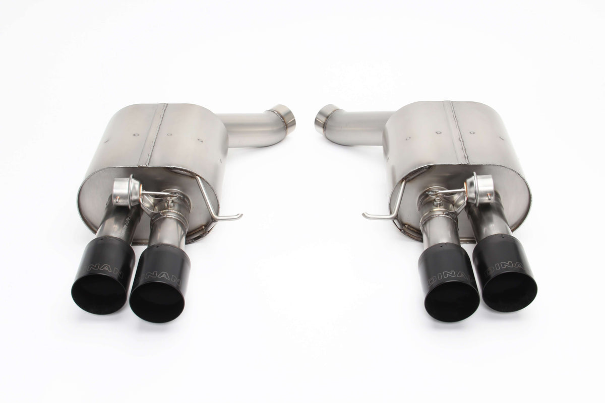 Dinan - Free Flow Axle-Back Exhaust - 2012-2019 BMW M6 - D660-0049-BLK