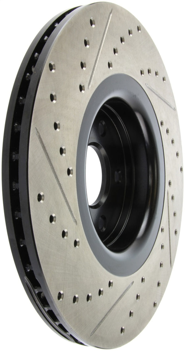 StopTech 14+ Ford Focus ST w/ 335mm Brakes Front Left Slotted & Drilled Rotor - 127.65146L for 2013-2018 Ford Focus ST - fron