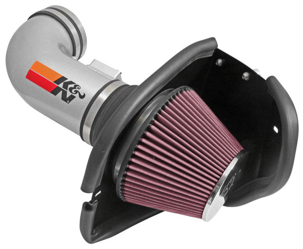 K&N 09-15 Cadillac STS-V 6.2L V8 Typhoon Performance Intake - 69-4530TS for 2009-2015 Cadillac CTS - front view