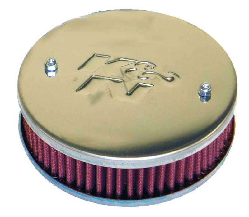 K&N Triumph/Rover Custom Air Filter for Single or Two Barrel Carburetors - 56-9121 for 1967-1972 Triumph Spitfire - front vie