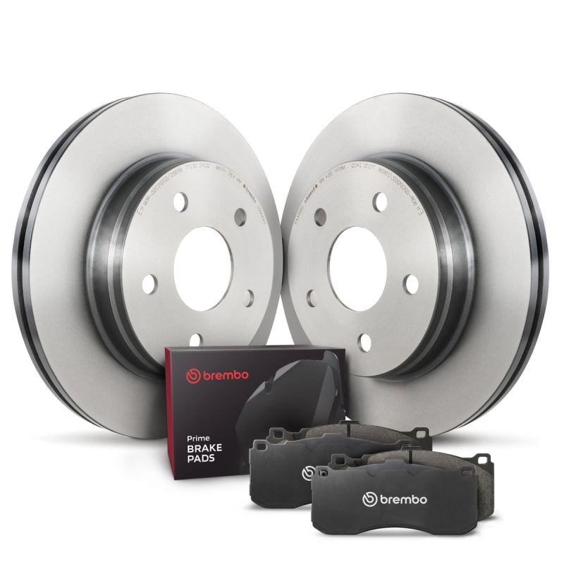Brembo OE 15-20 Audi A3 Quattro/15-20 S3/15-19 Golf R Front Disc Brake Kit - KT04308