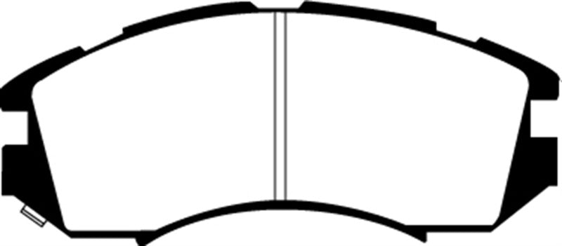 EBC 92-96 Subaru Impreza 1.8 (2WD) (13in Wheels) Greenstuff Front Brake Pads - DP2819