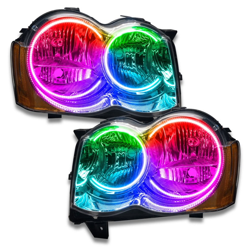 Oracle 08-10 Jeep Grand Cherokee SMD HL (Non-HID) - ColorSHIFT w/o Controller SEE WARRANTY - 7068-334