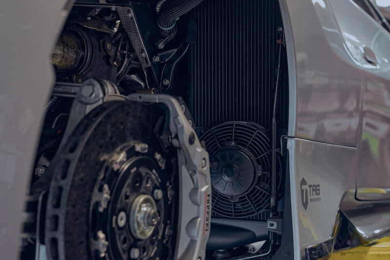 CSF 16-19 Ferrari 488 GTB/Spider 19-20 Pista High Performance Intercooler System - Black - 8210B