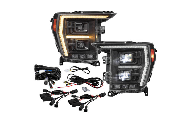 Diode Dynamics 2021+ Ford F-150 Elite Max LED Headlamps - DD5167 for 2021-2023 Ford F 150 - front view