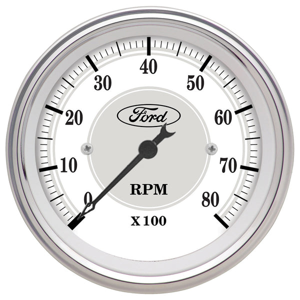 Autometer 3 1/8in In-Dash 8000 RPM Incandescent Flood Lit Tachometer - 880088