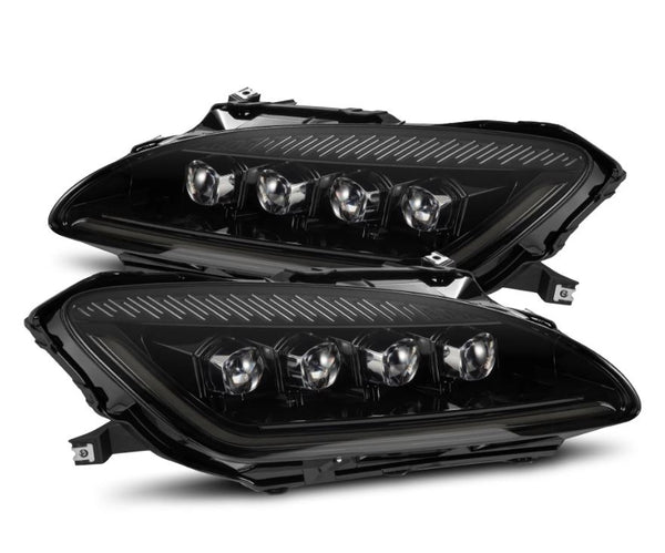 AlphaRex 99-09 Honda S2000 NOVA-Series Projector LED Headlights - Alpha-Black - 880272