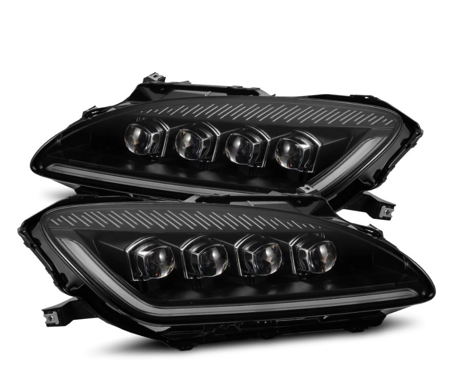 AlphaRex 99-09 Honda S2000 NOVA-Series Projector LED Headlights - Black - 880273