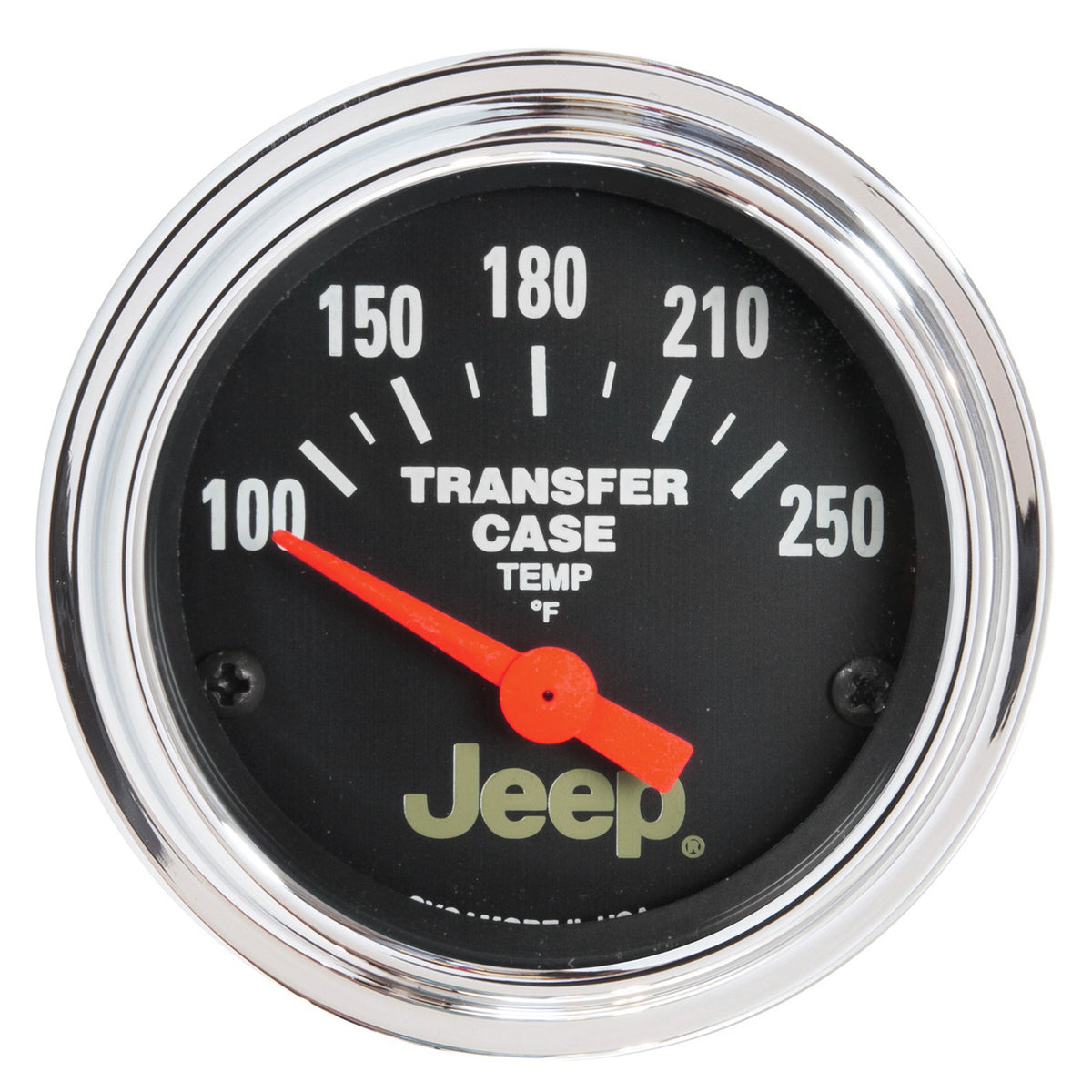 Autometer Jeep 52.4mm Short Sweep Electronic 100-250 Def F Transfer Case Temperature Gauge - 880430