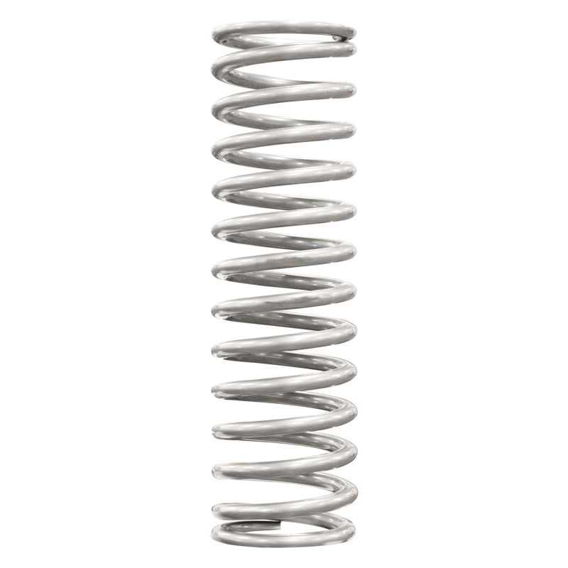 QA1 2-1/2in ID High Travel Spring - 16in Length x 200lbs/in - Silver Powder Coated - 16HT200