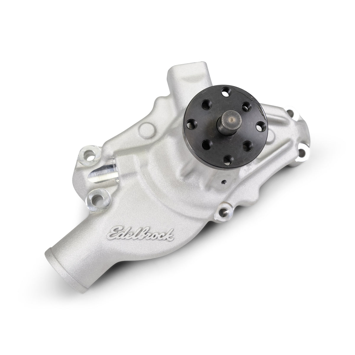 Edelbrock Water Pump for Small-Block Chevy in Satin Finish (Short) - 88100