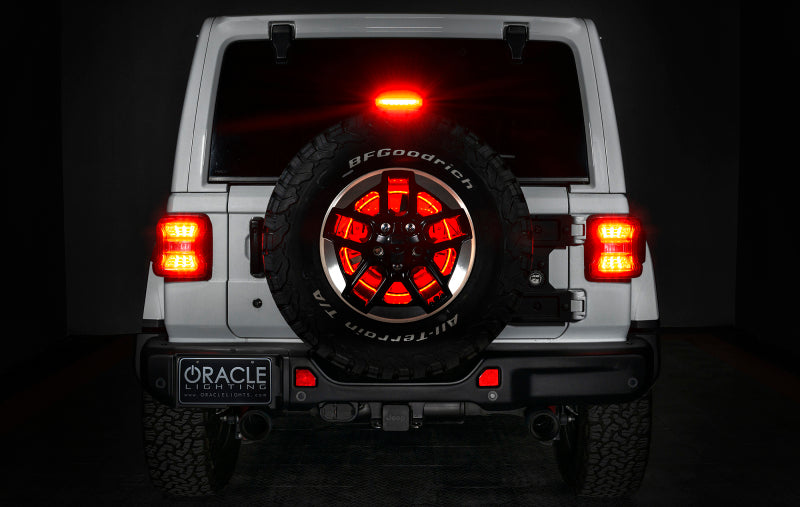 Oracle LED Illuminated Wheel Ring 3rd Brake Light - ColorSHIFT w/o Controller SEE WARRANTY - 4211-334