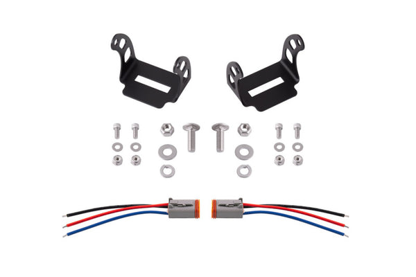 Diode Dynamics SS3 Backlit Universal Bracket Kit (Pair) - DD7188P by Diode Dynamics - front view
