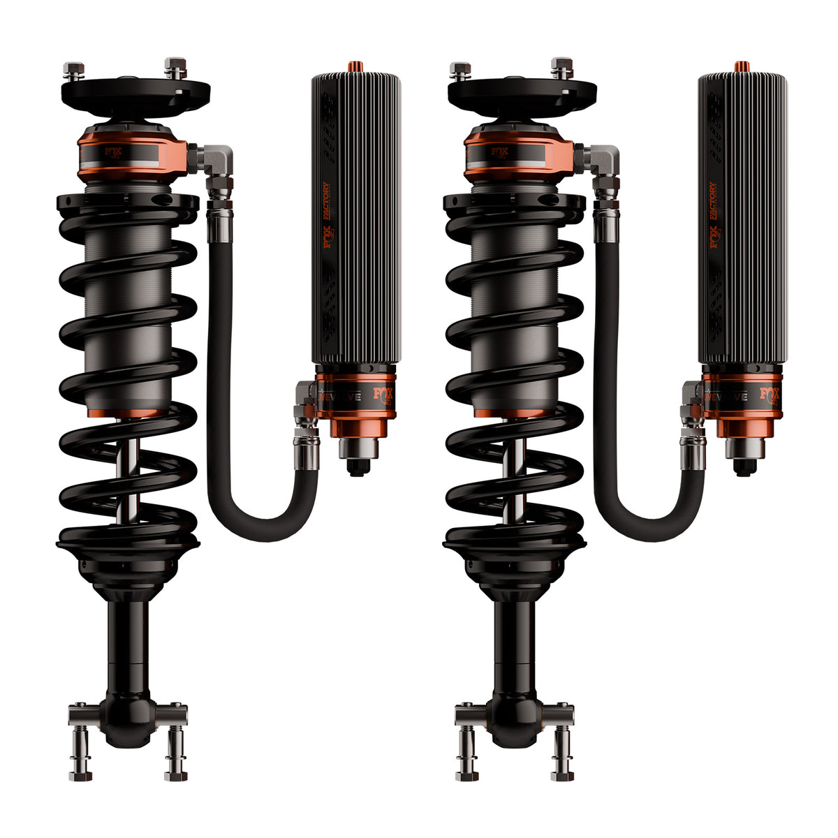 Fox 21-23 Ford F150 Supercrew 3.2 Factory Race Live Valve Front Coilover - 2-2.5in Lift - 883-06-262