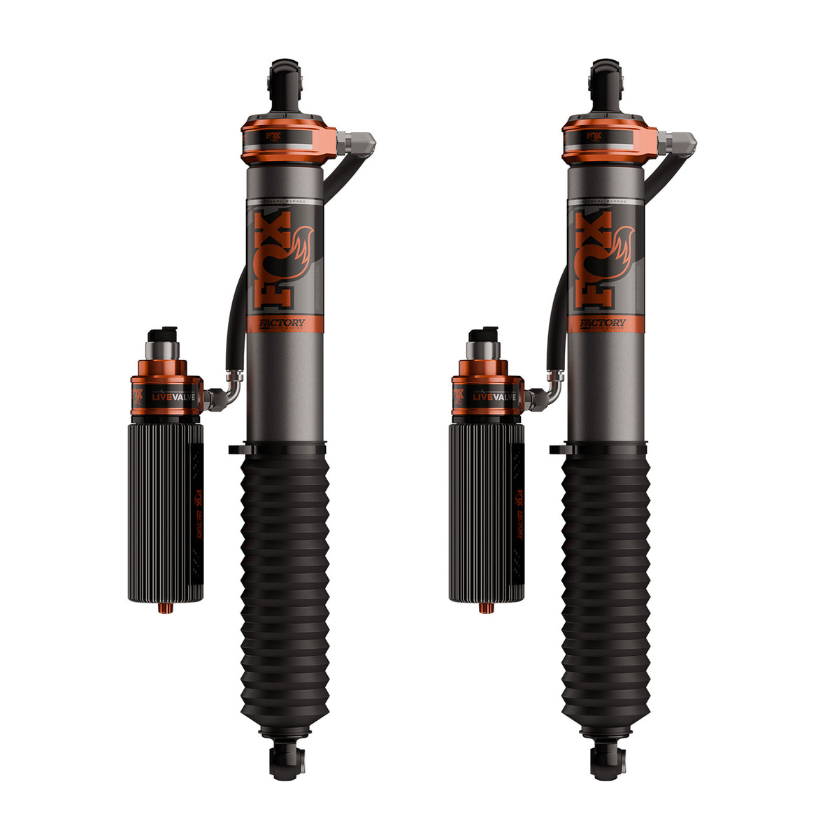 Fox 2024+ Ford F150 Supercrew 3.2 Factory Race Live Valve Front Coilover - 2-2.5in Lift - 883-06-257