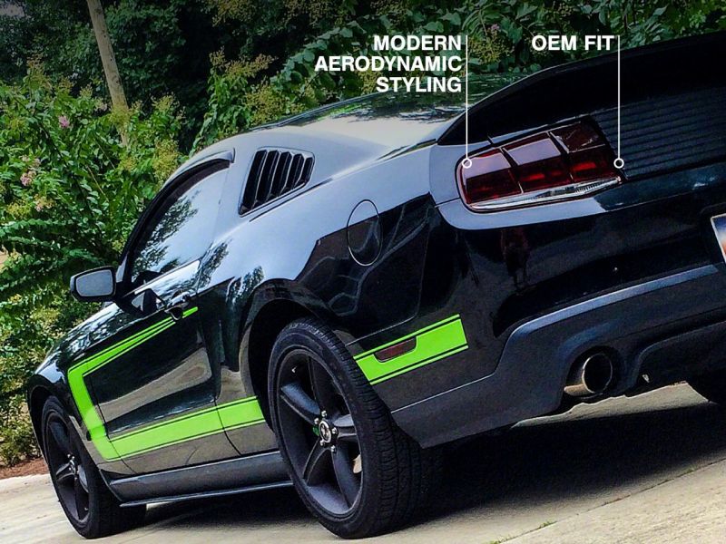Raxiom 10-12 Ford Mustang Aero Tail Lights- Blk Housing (Smoked Lens) - 49145