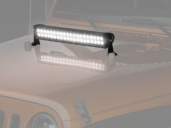 Raxiom 20-In Dual Row LED Light Bar Flood/Spot Combo Beam Universal (Some Adaptation Required) - J106720 by Raxiom - front vi