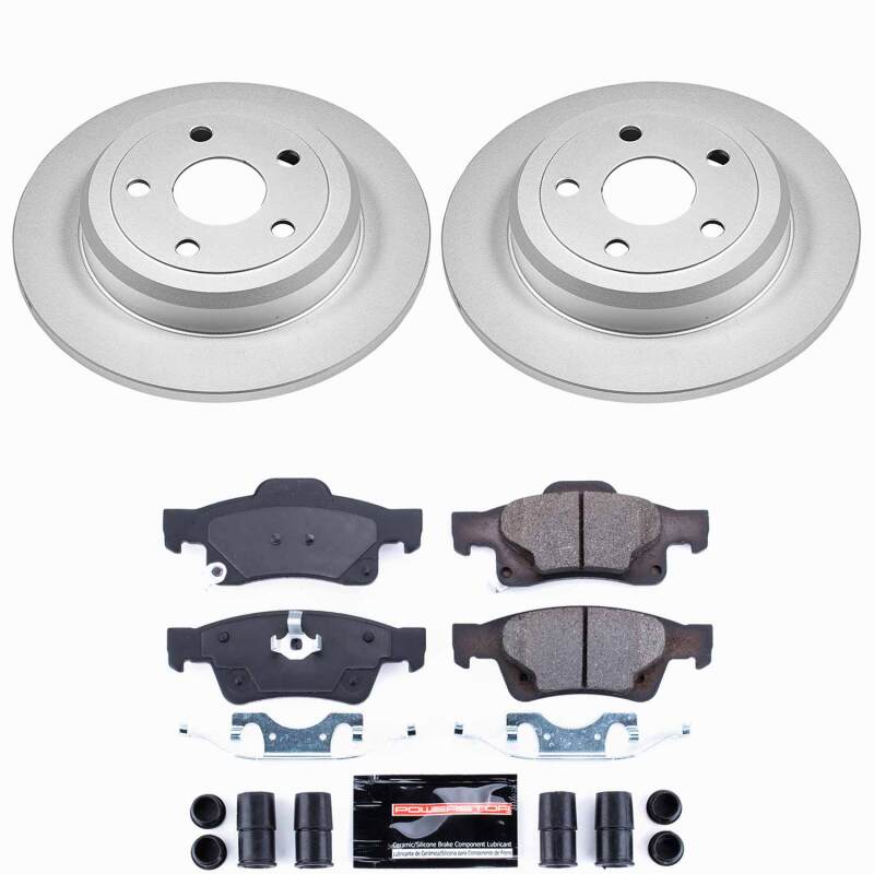 Power Stop 11-20 Dodge Durango Rear Z23 Coated Brake Kit - CPK5950-23
