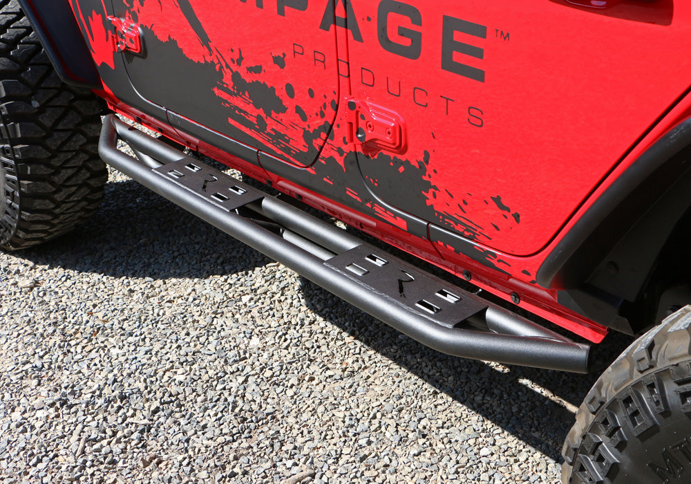 Rampage 2018-2019 Jeep Wrangler(JL) Unlimited Sport 4-Door Trail Crawler Step - Black - 88735RAM