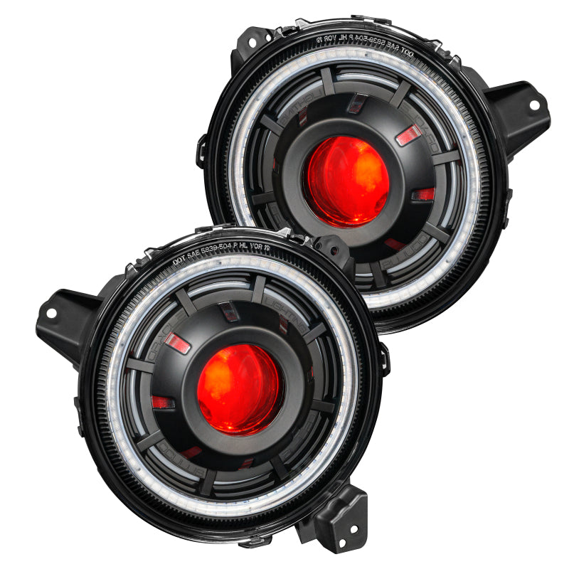 Oracle Oculus Bi-LED Projector Headlights for Jeep JL/Gladiator JT - w/ Simple Cntrl SEE WARRANTY - 5839-504-B