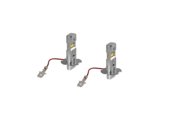 Diode Dynamics H3 Yellow SL2 LED Bulbs (pair) - DD0472P for 1987-1998 Toyota Supra - front view