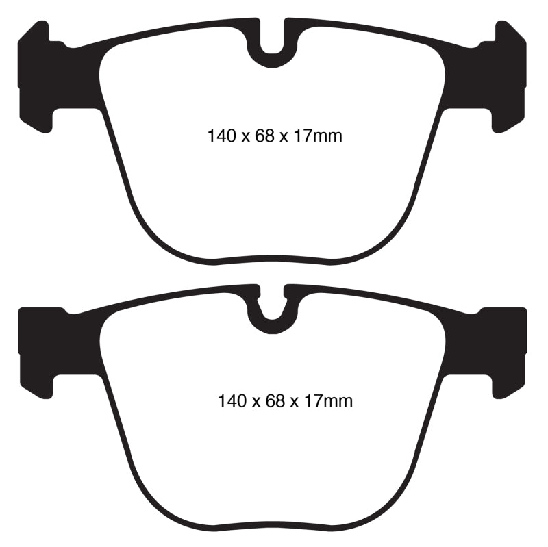 EBC 10+ BMW 535i 3.0 Twin Turbo GT (F07) Greenstuff Rear Brake Pads - DP22020