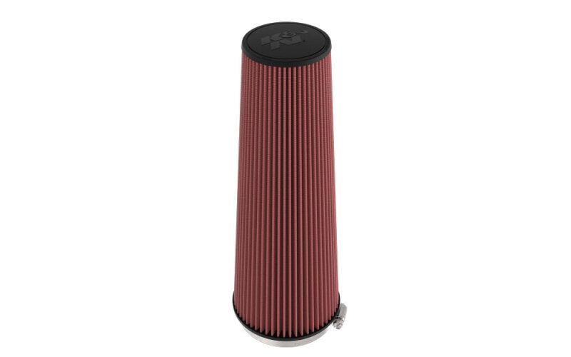 K&N Universal Clamp-On Air Filter 7-1/2in 6 DEG FLG 5in OD 20 1/8in H - RU-5295 by K&N Engineering - front view