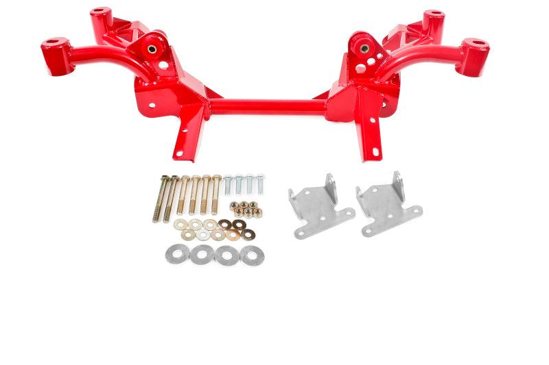 BMR 82-92 3rd Gen F-Body K-Member w/ SBC/BBC Motor Mounts and Pinto Rack Mounts - Red - KM007-1R for 1982-1992 Chevrolet Cama