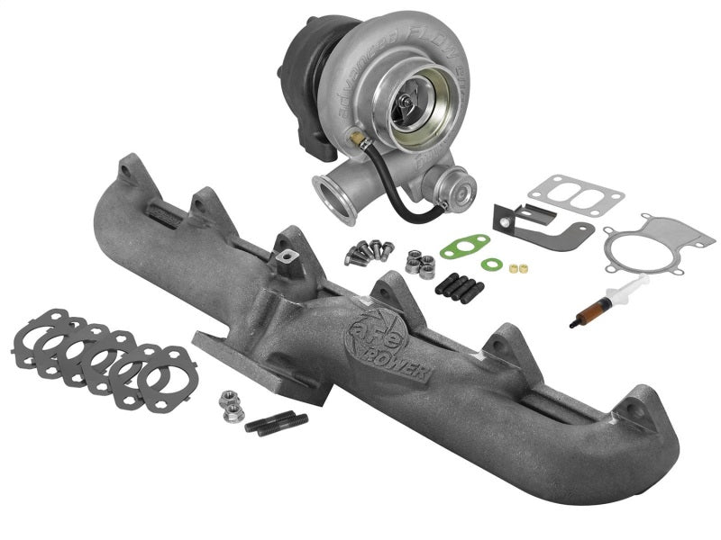 aFe Power Bladerunner Turbocharger w/ Exhaust Manifold  98.5-02 Dodge Diesel Trucks L6-5.9 (td) - 46-60060-MB