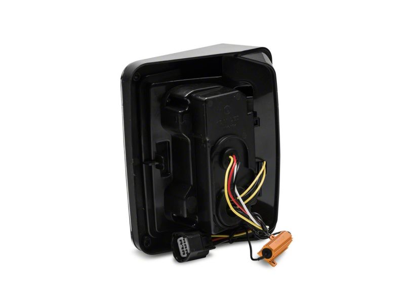 Raxiom 07-18 Jeep Wrangler JK Axial Series Vision LED Tail Lights- Blk Housing (Clear Lens) - J130809