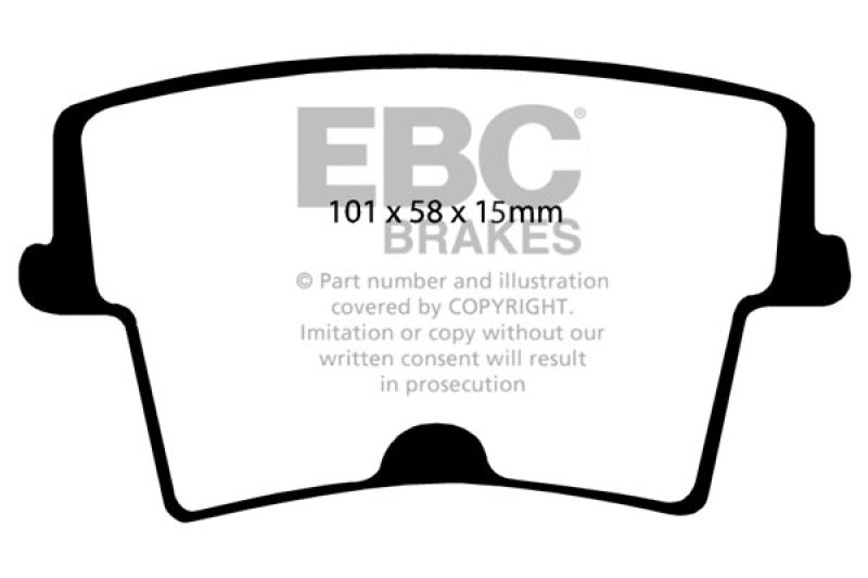 EBC 05-10 Chrysler 300C 5.7 Yellowstuff Rear Brake Pads - DP41722/2R