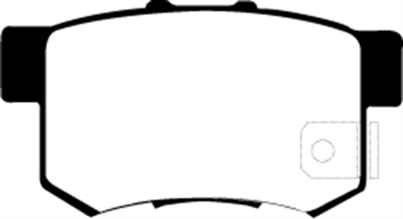 EBC 97 Acura CL 2.2 Yellowstuff Rear Brake Pads - DP41193R