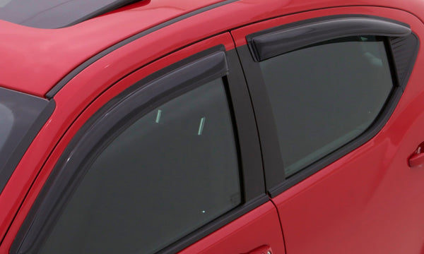 AVS 16-18 Honda Civic Coupe Ventvisor Outside Mount Window Deflectors 4pc - Smoke - 94173 for 2016-2020 Honda Civic - front v
