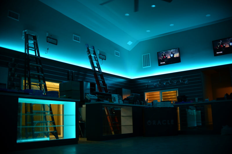 Oracle Exterior Black Flex LED 12in Strip - RGB ColorSHIFT- 3804-333