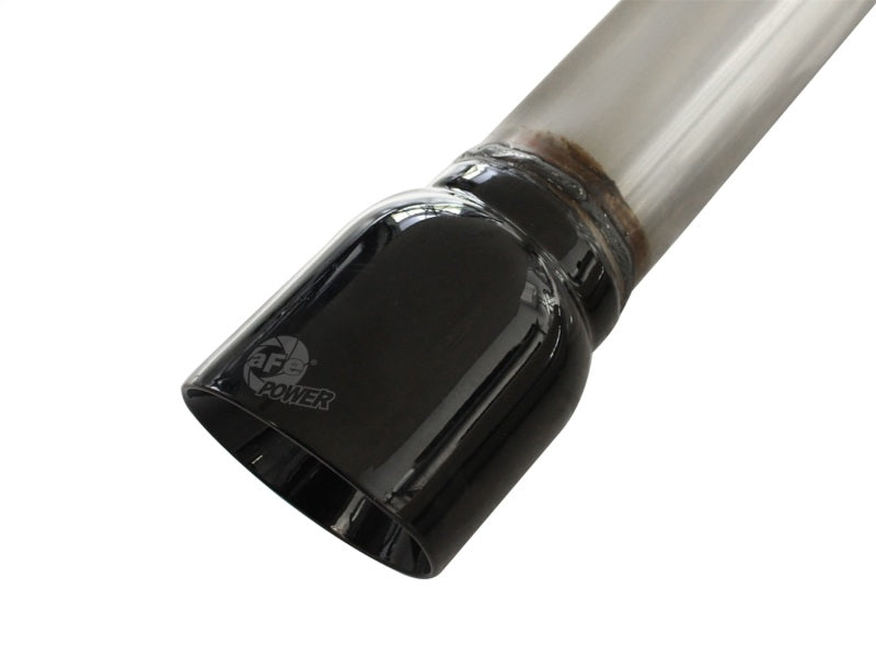 aFe MACHForce XP Exhausts Cat-Back SS-409 EXH CB Dodge Ram 1500 5.7L HEMI 09-13 Glossed Black - 49-42013-B