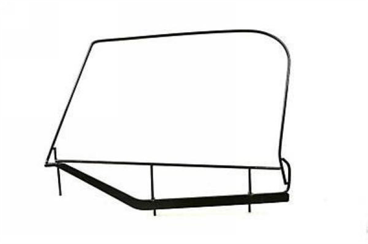 Rampage 1997-2006 Jeep Wrangler(TJ) Window Frame Only - Black - 89799