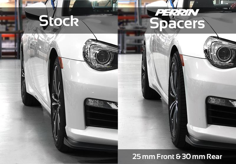 Perrin Subaru 5x100 30mm Wheel Spacers (One Pair) - PSP-WHL-031BK