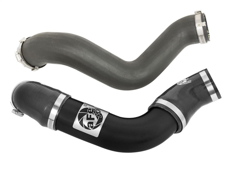 aFe BladeRunner Intercooler Tubes Black Hot/Cold Side for 15-16 Ford Mustang EcoBoost I4-2.3L (t) - 46-20254-B