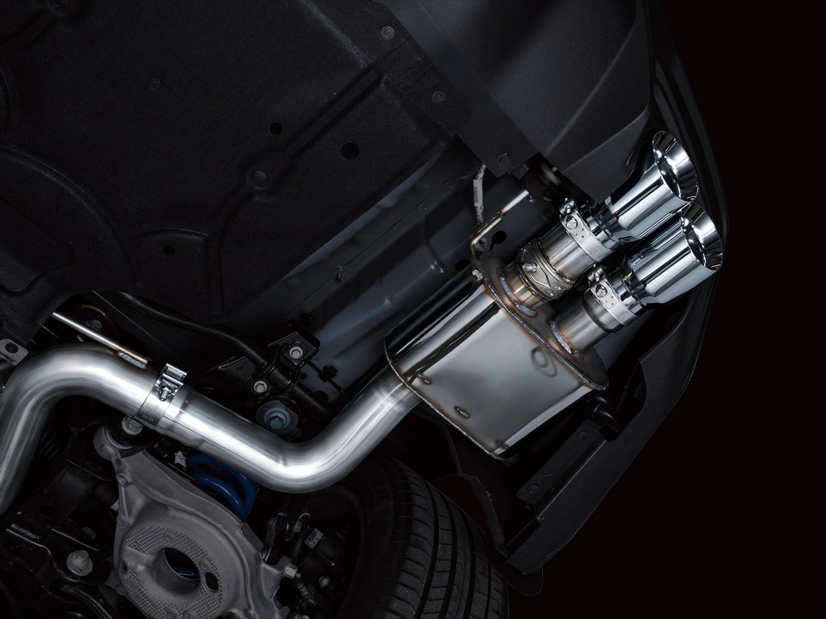 AWE 2024 Ford Mustang GT Fastback S650 RWD SwitchPath Catback Exhaust w/ Quad Chrome Silver Tips - 3025-42650