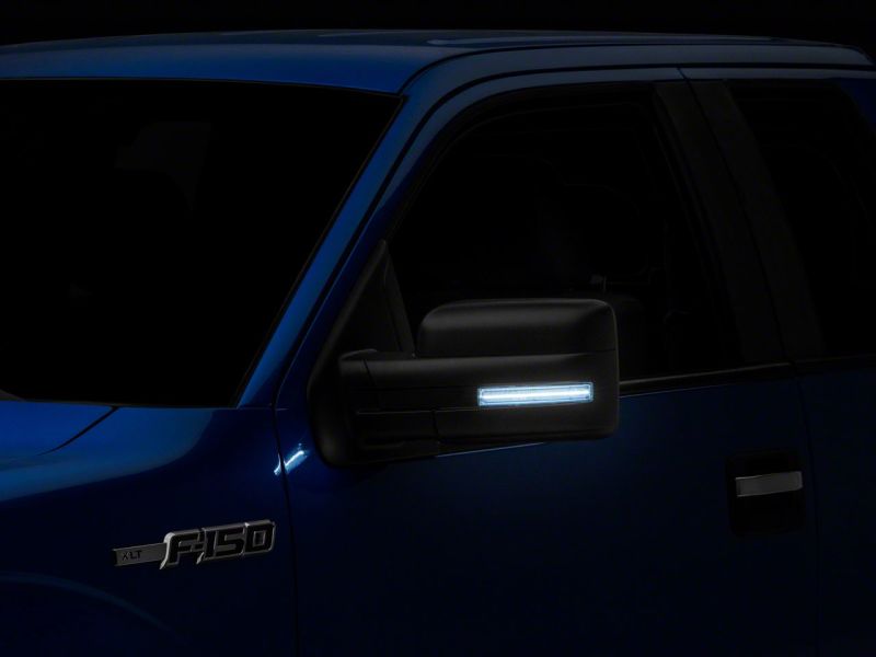Raxiom 09-14 Ford F-150 Axial Series White LED Mirror Turn Signal- Clear - T556985