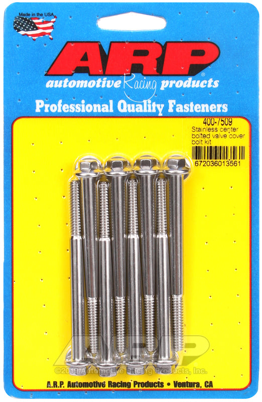 ARP SS Center Bolted Valve Cover Bolt Kit - 400-7509 by ARP