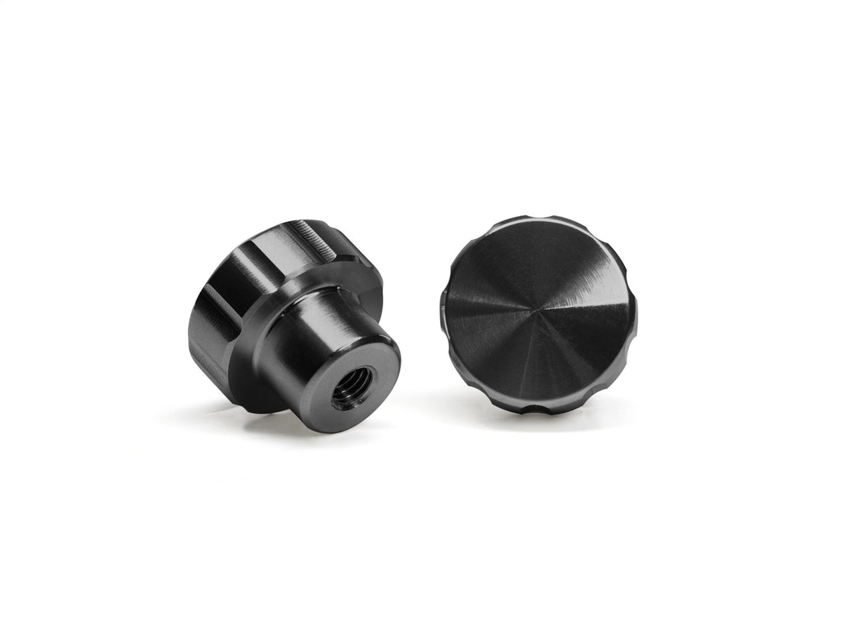 Weathertech - Colored Billet Knobs - Black w/Hand Sanitizer - 8ACFBK11